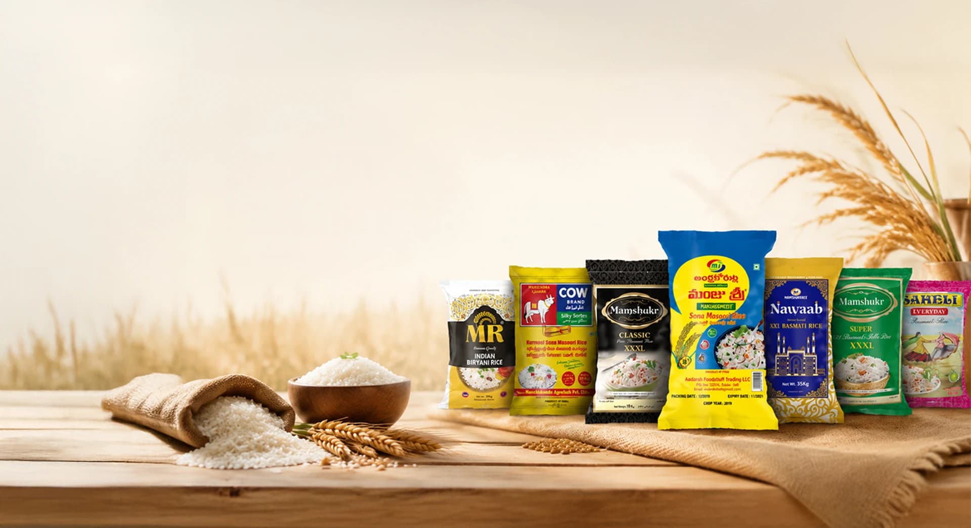 Aadarsh premium food products — rice, sugar and edible oils