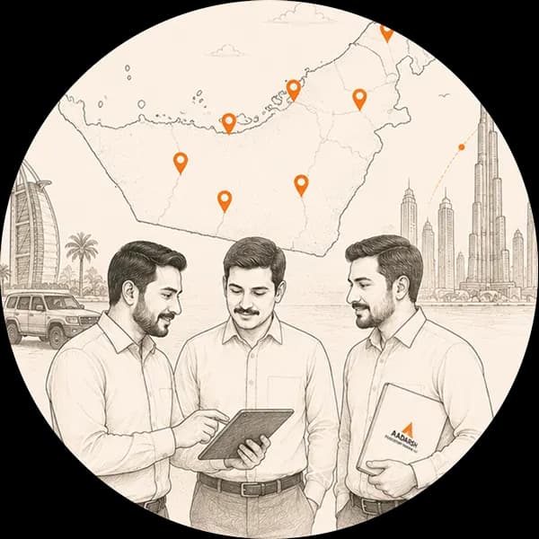 Aadarsh trade team serving across all seven Emirates