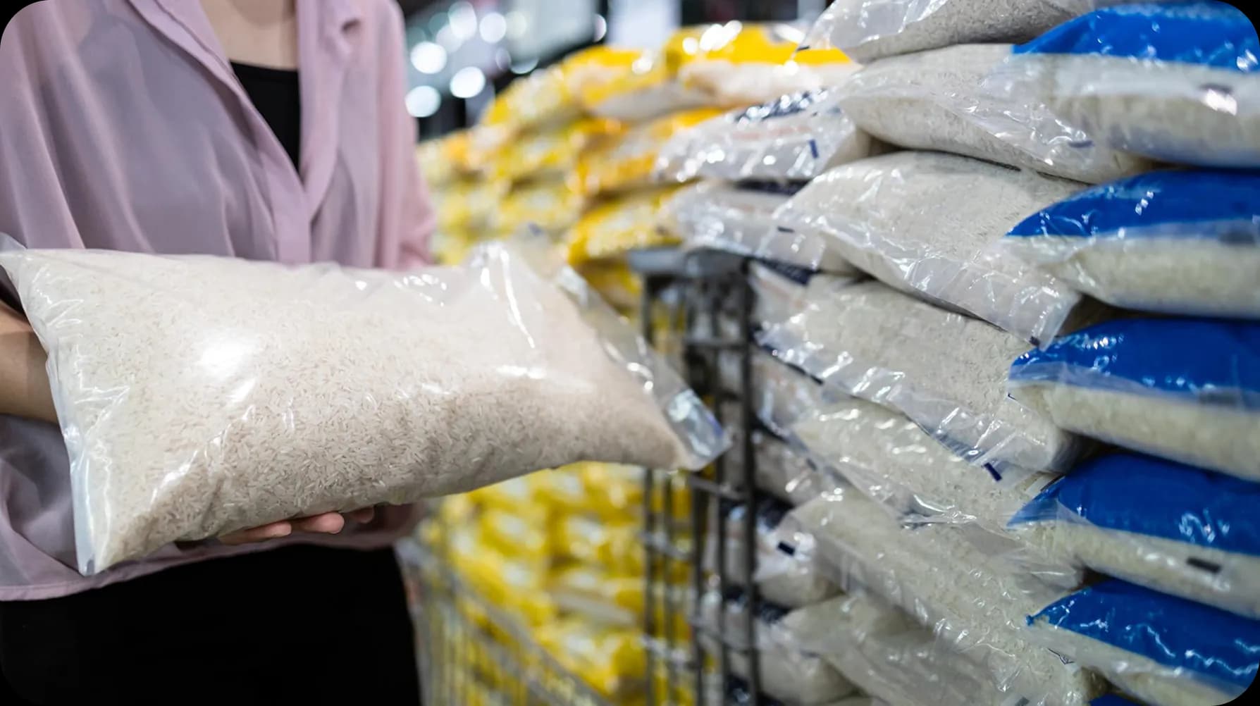 Aadarsh products stocked in a retail store